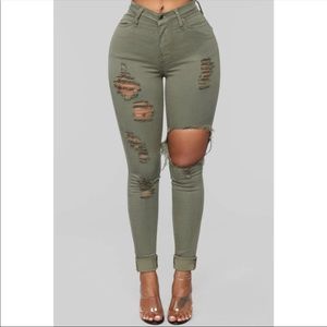 Fashion Nova Ripped Jeans